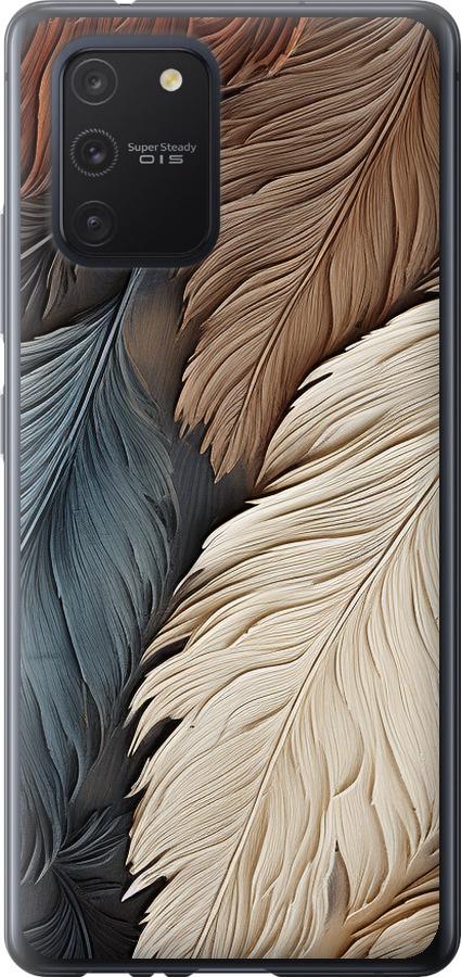 Чехол на Samsung Galaxy S10 Lite 2020 Листья в стиле бохо