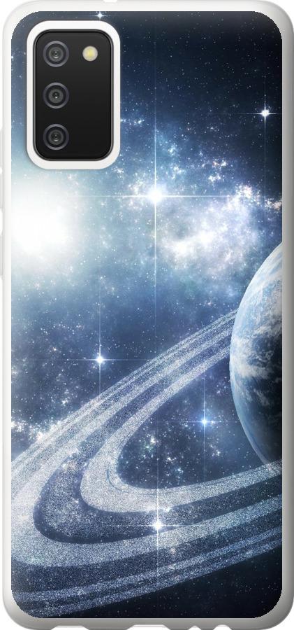 Чехол на Samsung Galaxy A02s A025F Кольца Сатурна