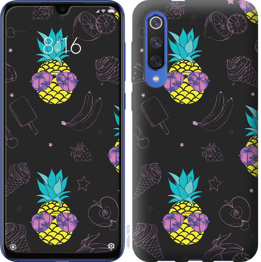 Чехол на Xiaomi Mi 9 SE Summer ananas