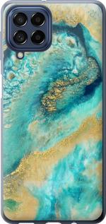 Чехол на Samsung Galaxy M53 M536B Green marble