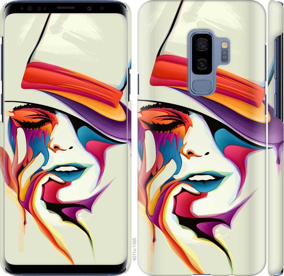 Чехол на Samsung Galaxy S9 Plus Красочная женщина в шляпе