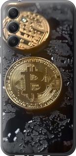 Чехол на Samsung Galaxy A34 A346E Вулканический Bitcoin