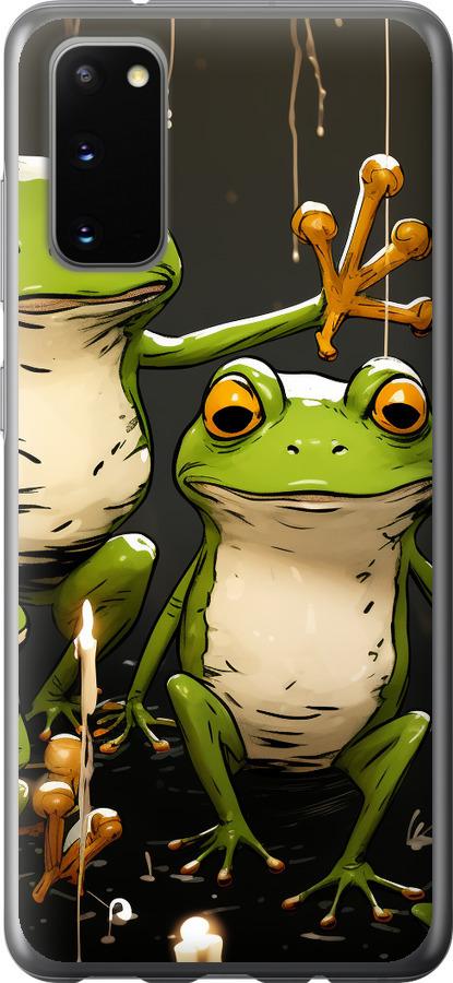 Чехол на Samsung Galaxy S20 Жабки 2