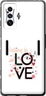 Чехол на Xiaomi Poco F4 GT falling in love