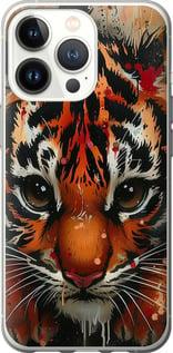 Чехол на iPhone 13 Pro Mini tiger
