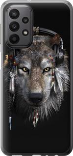 Чехол на Samsung Galaxy A23 A235F Волк-меломан
