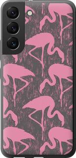 Чехол на Samsung Galaxy S22 Vintage-Flamingos