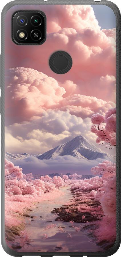 Чехол на Xiaomi Redmi 9C Розовые облака