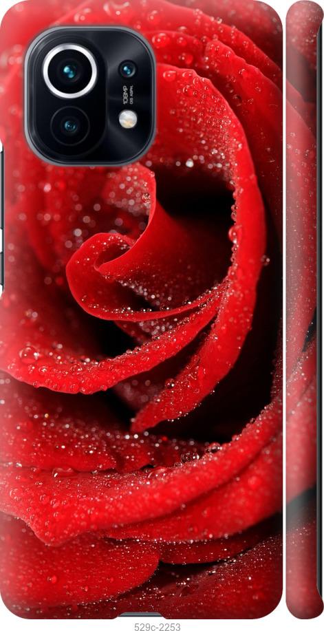 Чехол на Xiaomi Mi 11 Красная роза