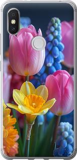 Чехол на Xiaomi Redmi S2 Весенние цветы