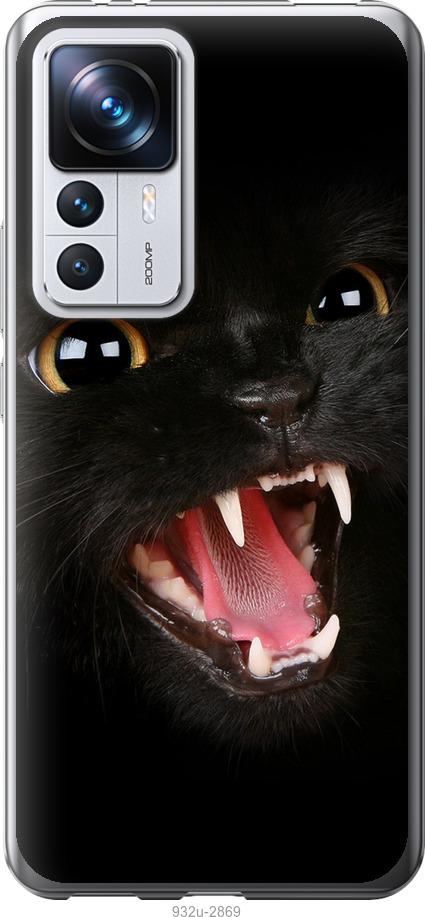 Чехол на Xiaomi 12T Pro Чёрная кошка