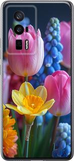 Чехол на Xiaomi Poco F5 Pro 5G Весенние цветы