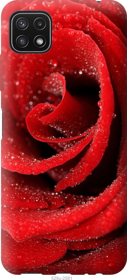 Чехол на Samsung Galaxy A22 5G A226B Красная роза