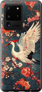 Чехол на Samsung Galaxy S20 Ultra Сакура и аист
