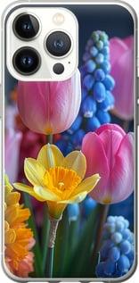 Чехол на iPhone 13 Pro Весенние цветы