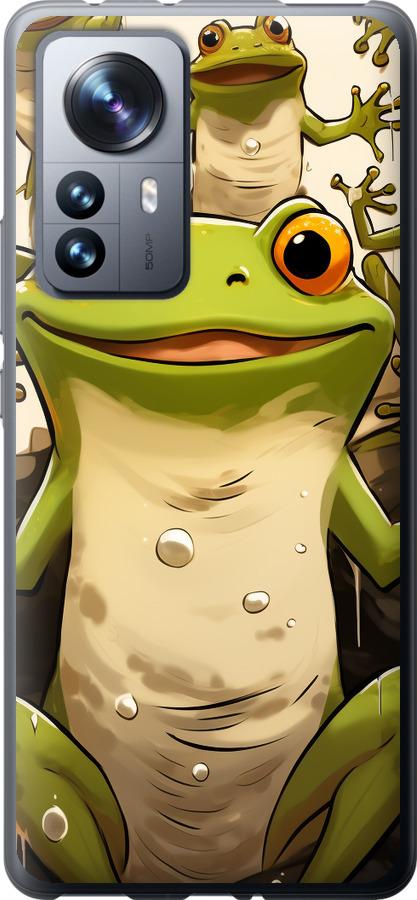 Чехол на Xiaomi 12 Pro Веселая жаба