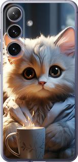 Чехол на Samsung Galaxy S24 Plus White cat