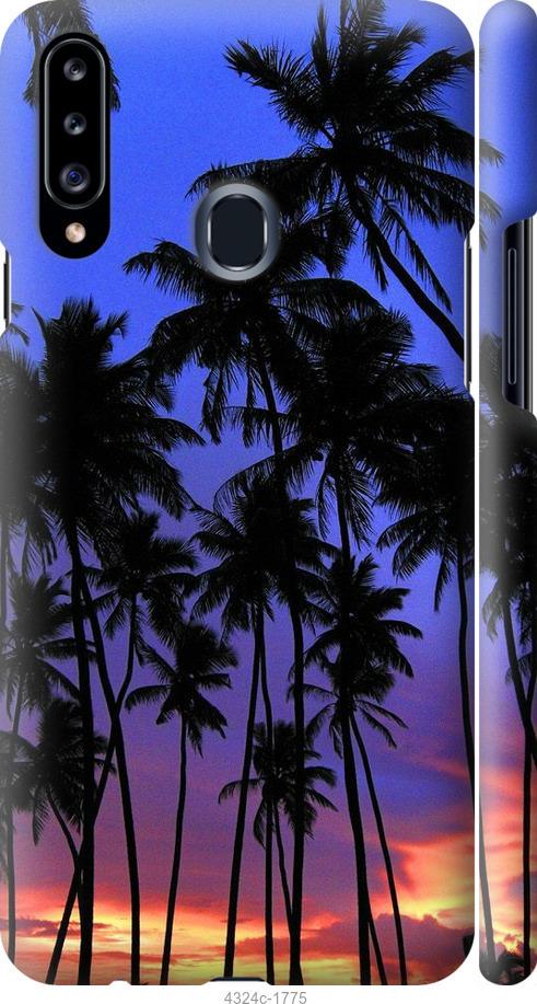 Чехол на Samsung Galaxy A20s A207F Пальмы