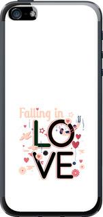 Чехол на iPhone SE falling in love