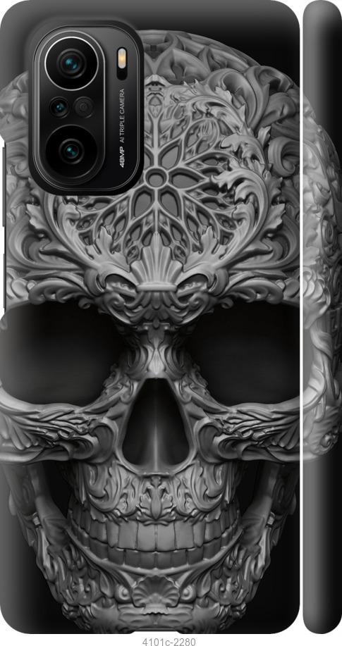 Чехол на Xiaomi Poco F3 skull-ornament