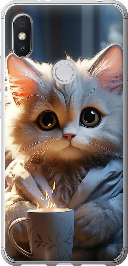 Чехол на Xiaomi Redmi S2 White cat