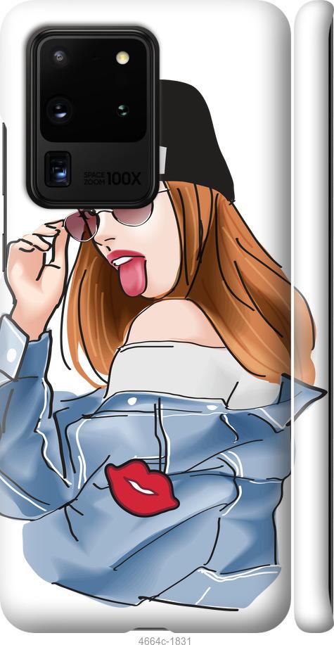 Чехол на Samsung Galaxy S20 Ultra Девушка v3