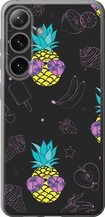 Чехол на Samsung Galaxy S24 Summer ananas