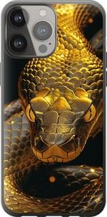Чехол на iPhone 13 Pro Max Golden snake