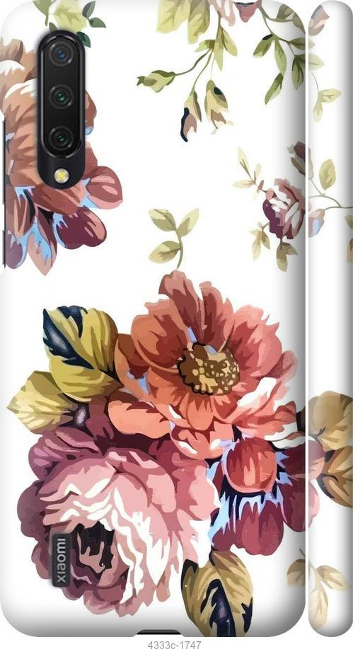 Чехол на Xiaomi Mi 9 Lite Vintage flowers