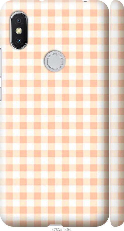 Чехол на Xiaomi Redmi S2 Узор в клетку
