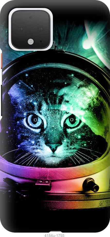 Чехол на Google Pixel 4 Кот-астронавт
