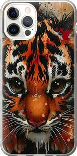 Чехол на iPhone 12 Mini tiger