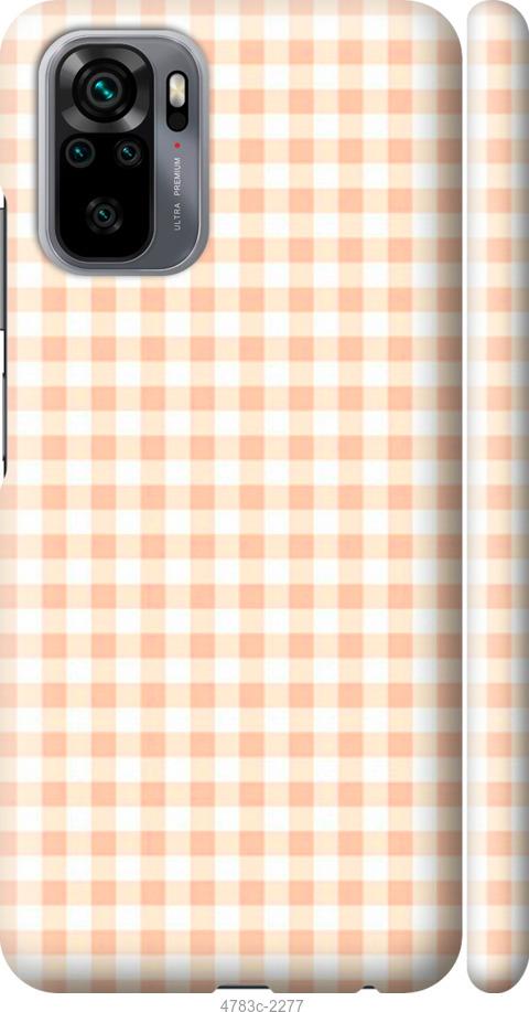 Чехол на Xiaomi Redmi Note 10 Узор в клетку