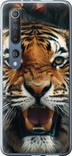 Чехол на Xiaomi Mi 10 Pro Тигровое величие