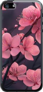 Чехол на iPhone SE Пурпурная сакура
