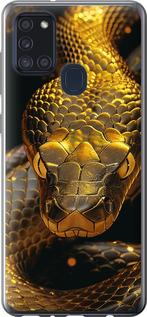 Чехол на Samsung Galaxy A21s A217F Golden snake
