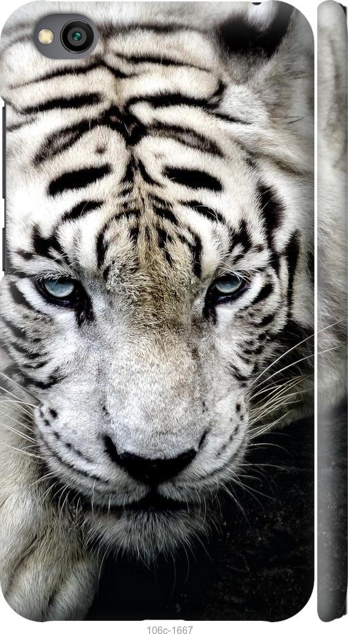 Чехол на Xiaomi Redmi Go Грустный белый тигр