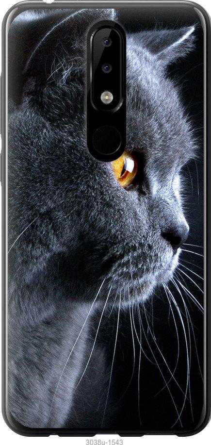 Чехол на Nokia 5.1 Plus Красивый кот