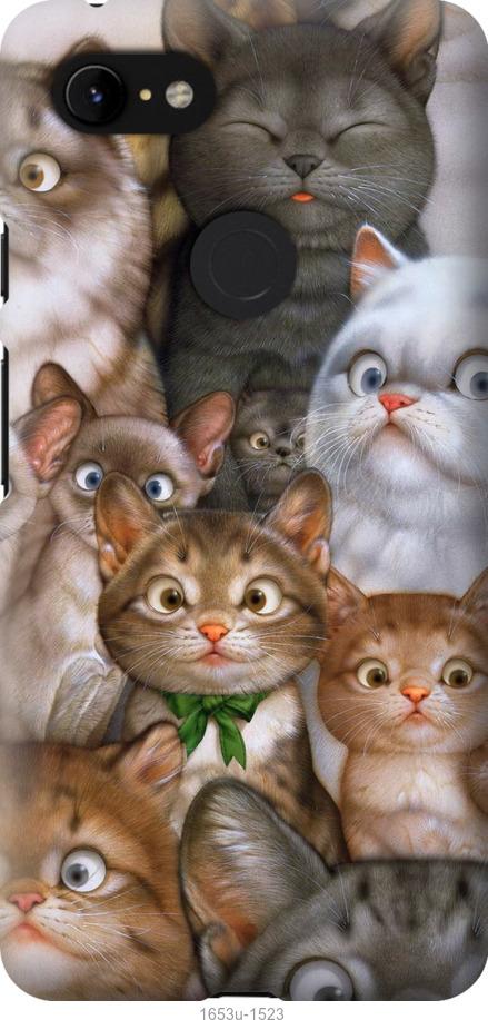 Чехол на Google Pixel 3 XL коты