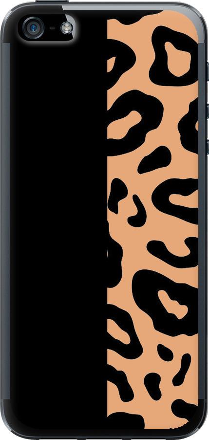 Чехол на iPhone SE Пятна леопарда