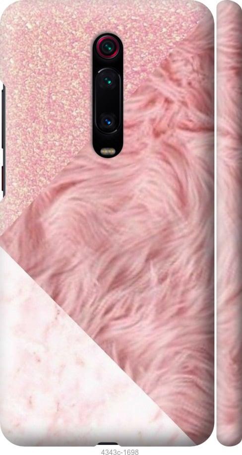 Чехол на Xiaomi Mi 9T Розовые текстуры