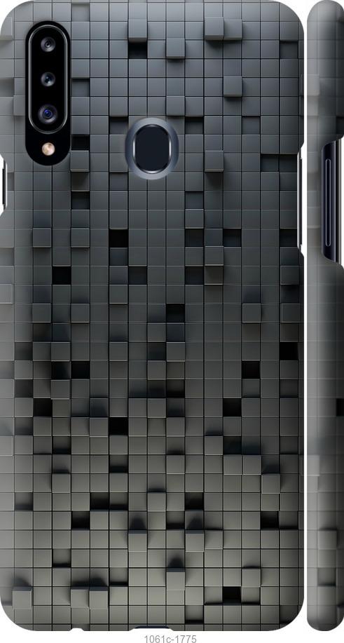 Чехол на Samsung Galaxy A20s A207F Кубики