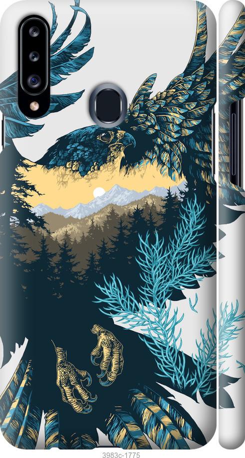 Чехол на Samsung Galaxy A20s A207F Арт-орел на фоне природы