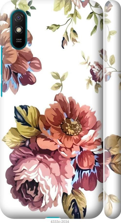 Чехол на Xiaomi Redmi 9A Vintage flowers