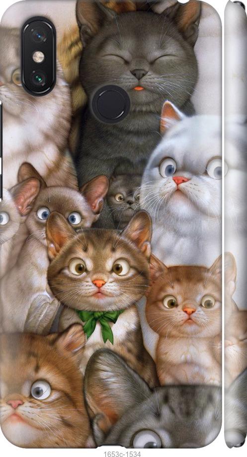 Чехол на Xiaomi Mi Max 3 коты