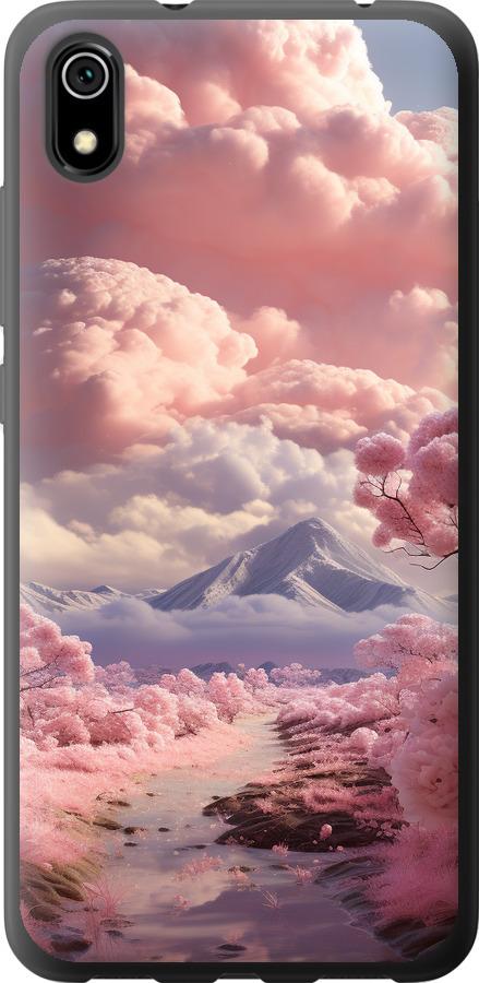 Чехол на Xiaomi Redmi 7A Розовые облака
