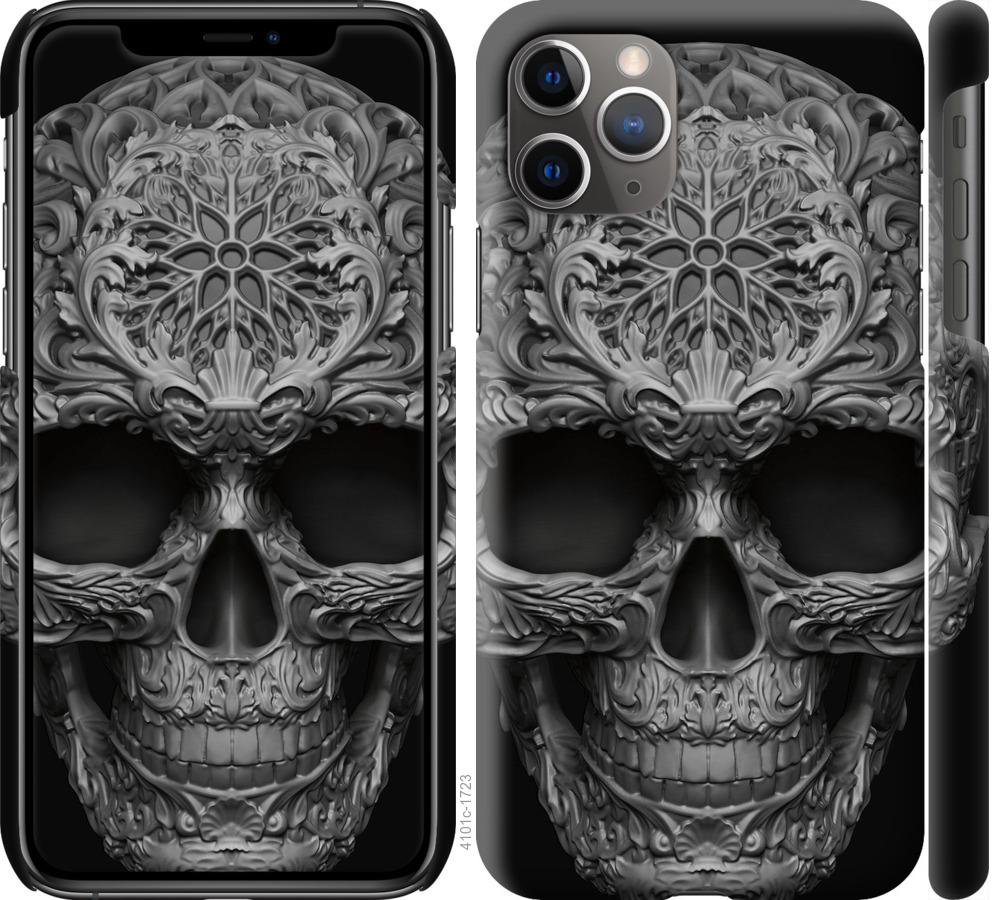 Чехол на iPhone 11 Pro Max skull-ornament