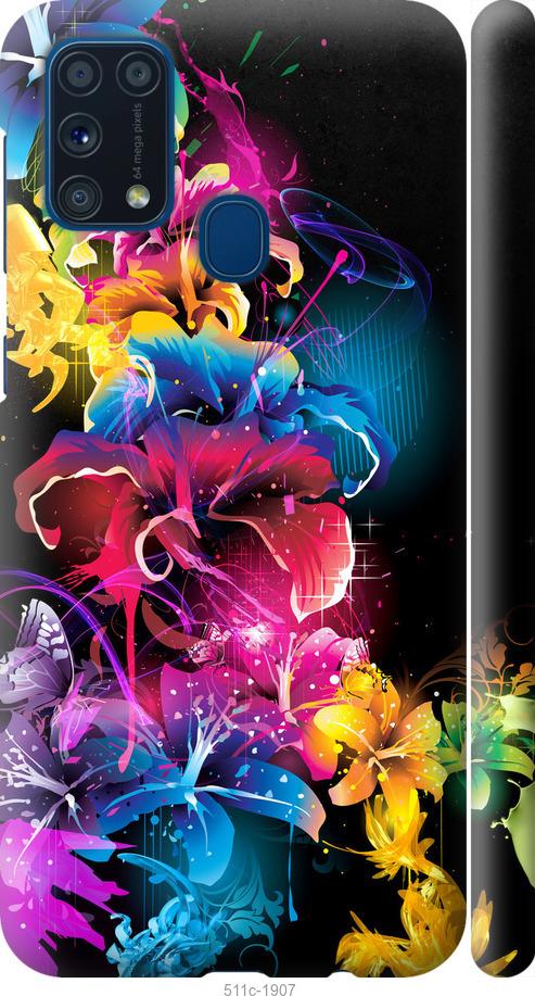 Чехол на Samsung Galaxy M31 M315F Абстрактные цветы
