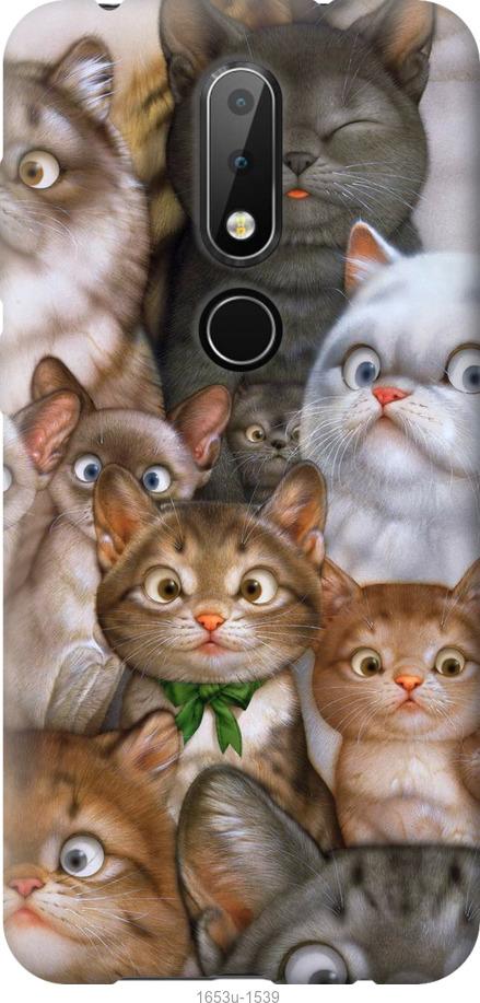 Чехол на Nokia 6.1 Plus коты