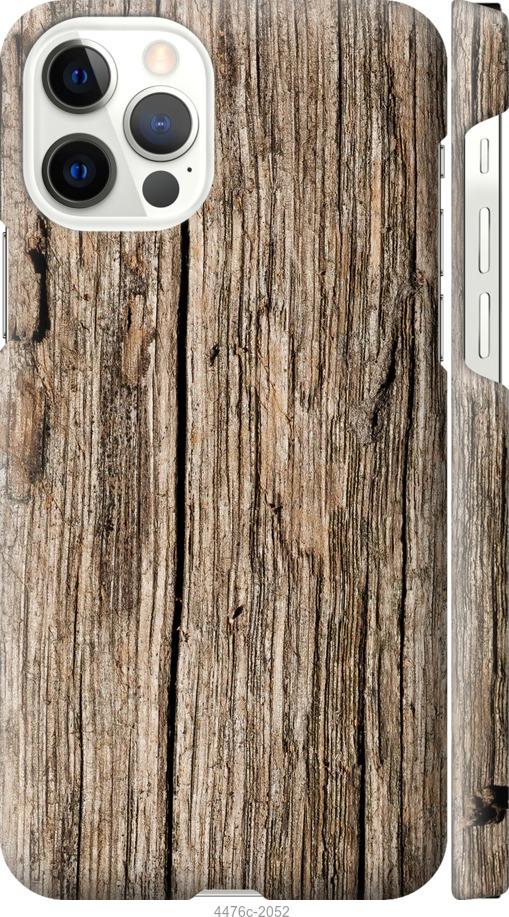 Чехол на iPhone 12 Текстура дерева